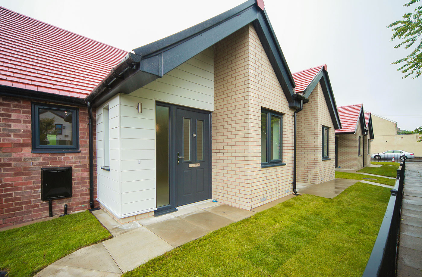 Alms Houses, Denton: completed housing project by PLP Construction, photo 2