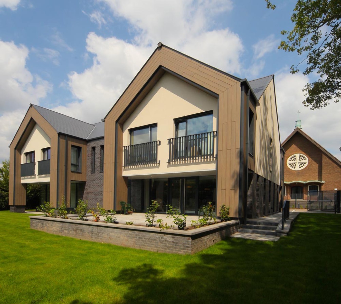 Community House, Brinnington: completed housing project by PLP Construction