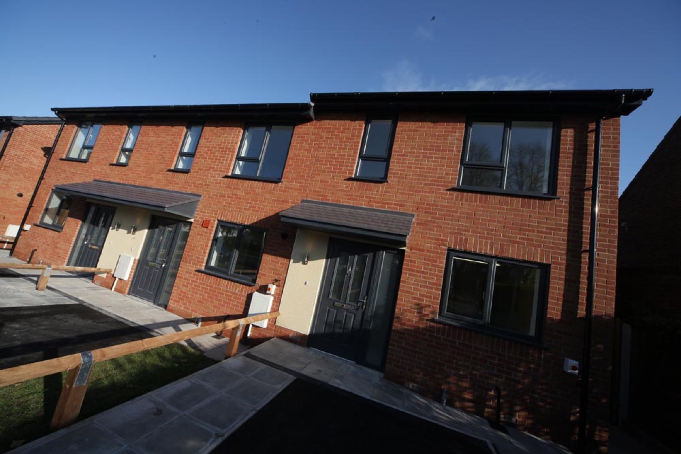 Dene Drive, Winsford: completed housing project by PLP Construction