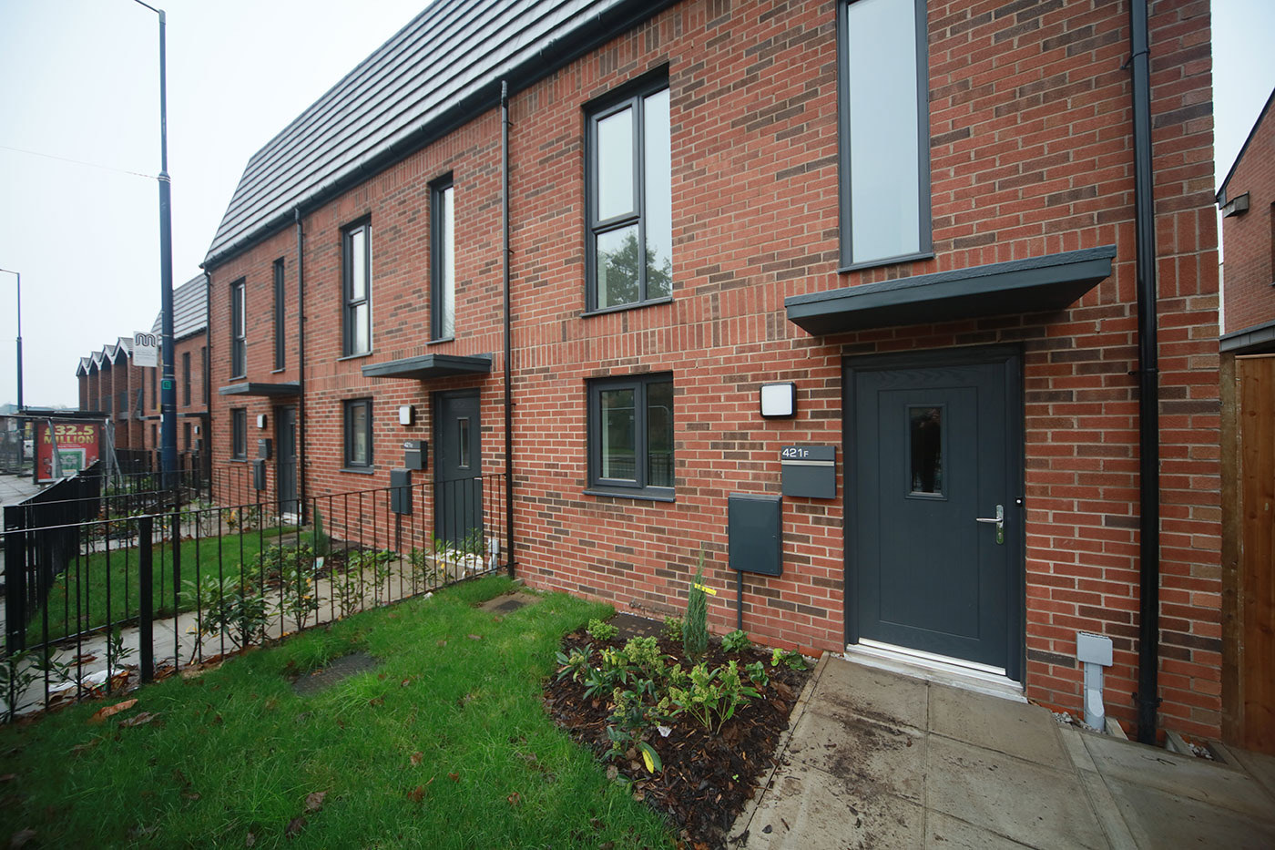 Eccles New Road, Salford: completed housing project by PLP Construction