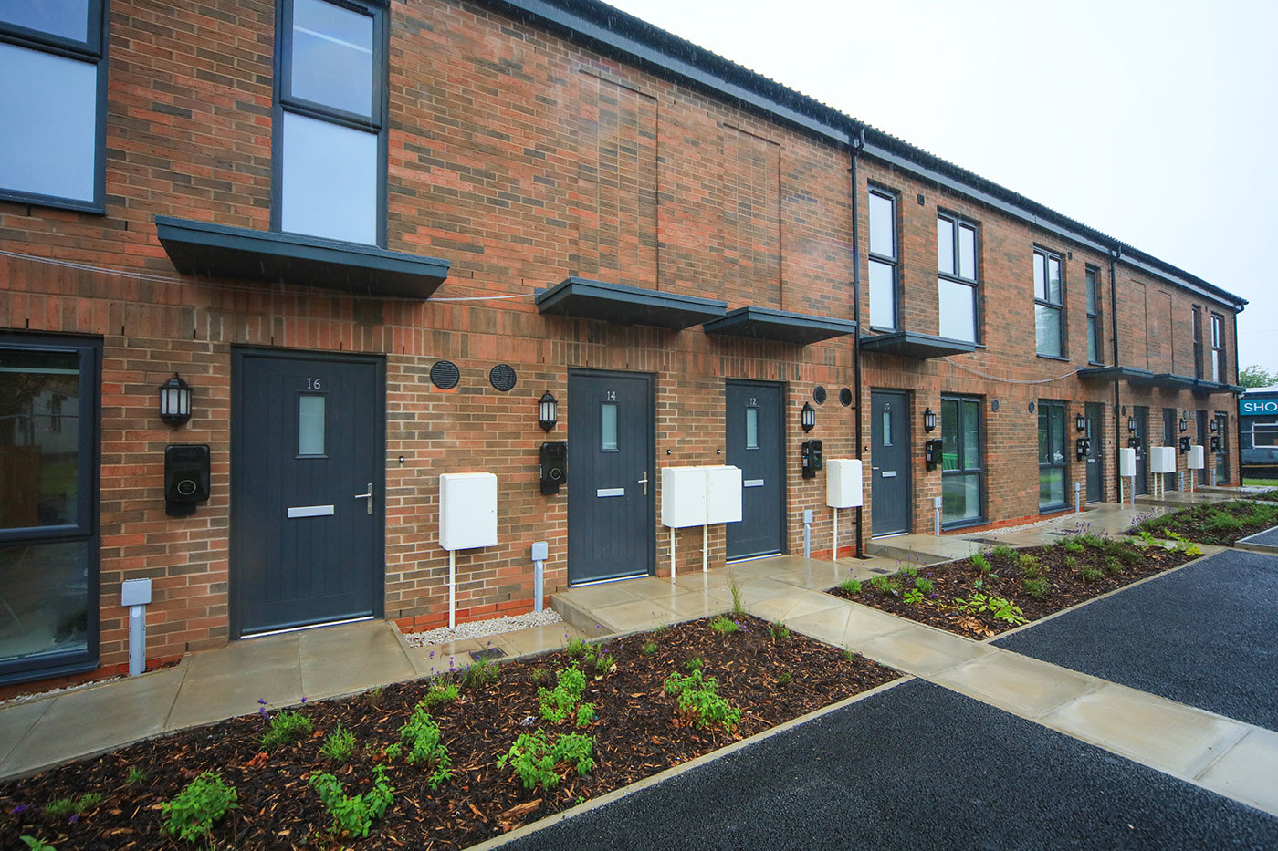 Hopwood Street, Pendlebury: completed housing project by PLP Construction