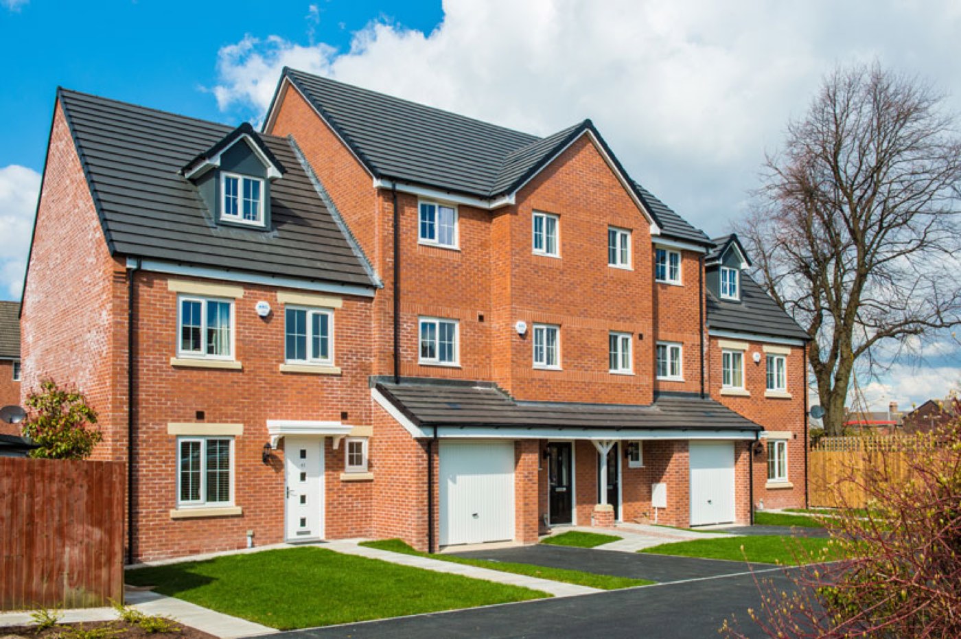 Kennett Drive: completed housing project by PLP Construction