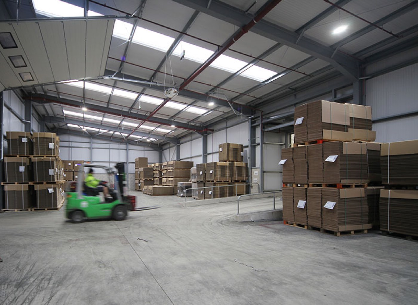 Ribble Packaging, Oldham: completed industrial project by PLP Construction