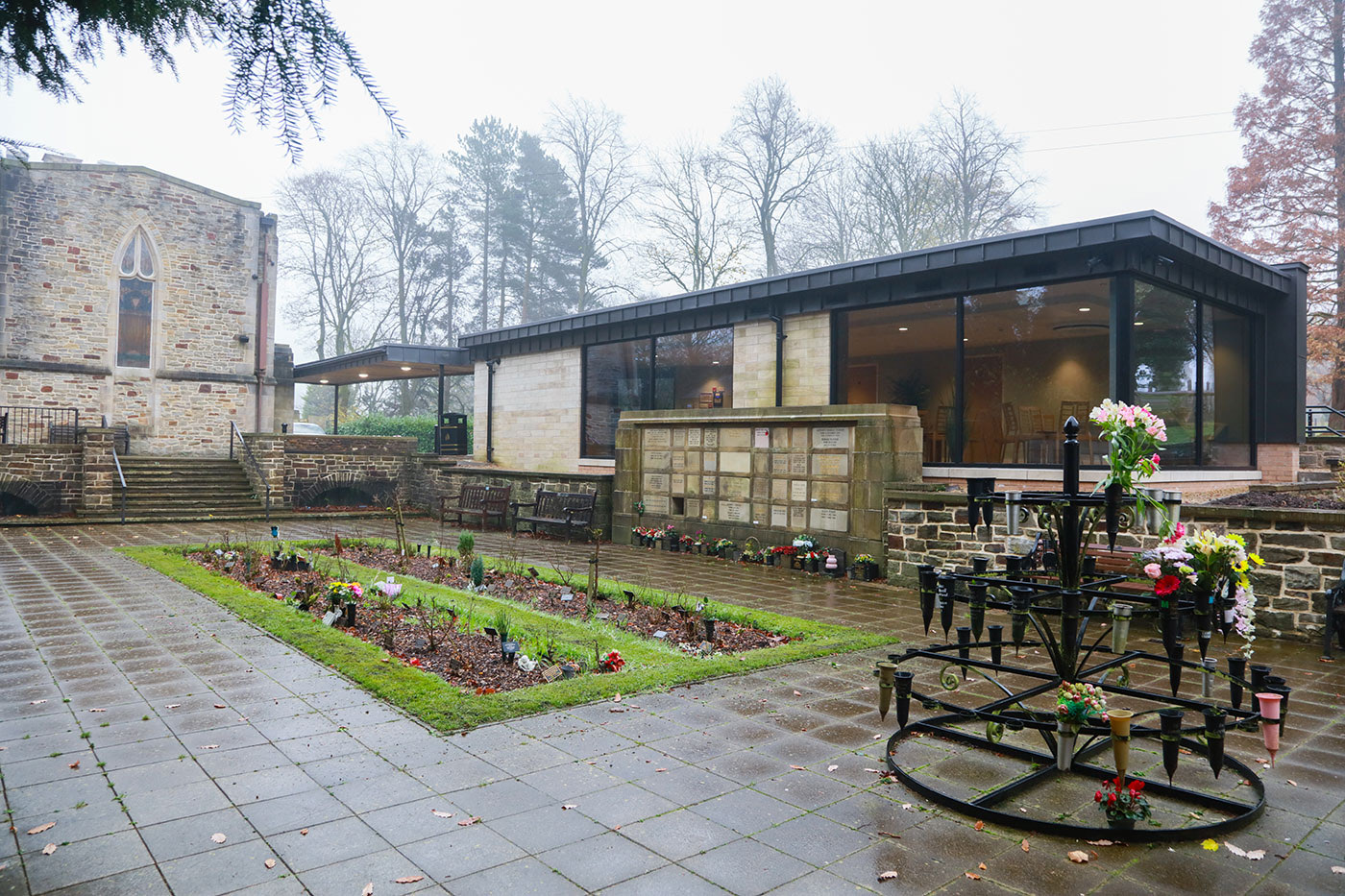 Rochdale Crematorium: completed commercial & community project by PLP Construction, photo 8