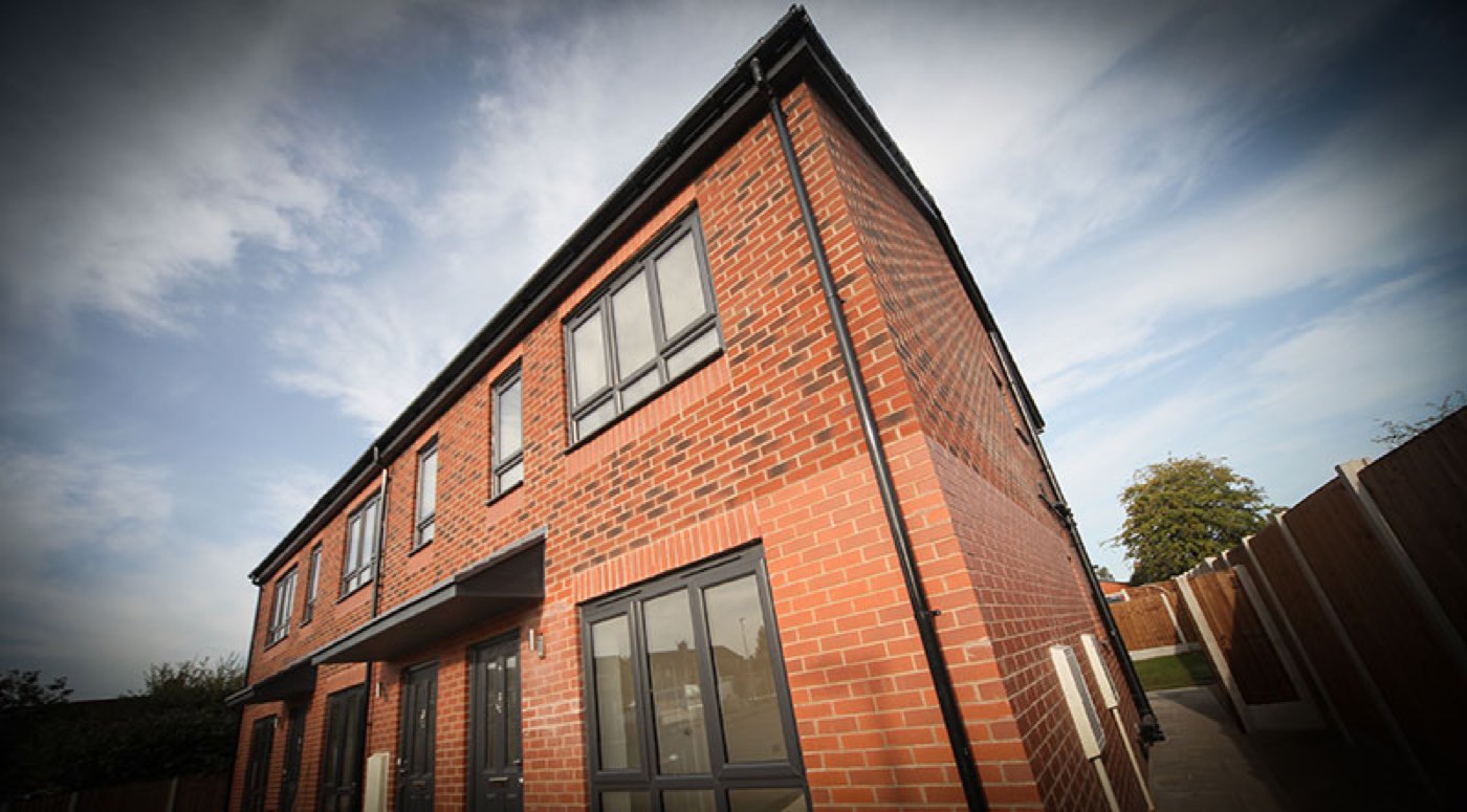 Sandpiper Close, Barnton: completed housing project by PLP Construction