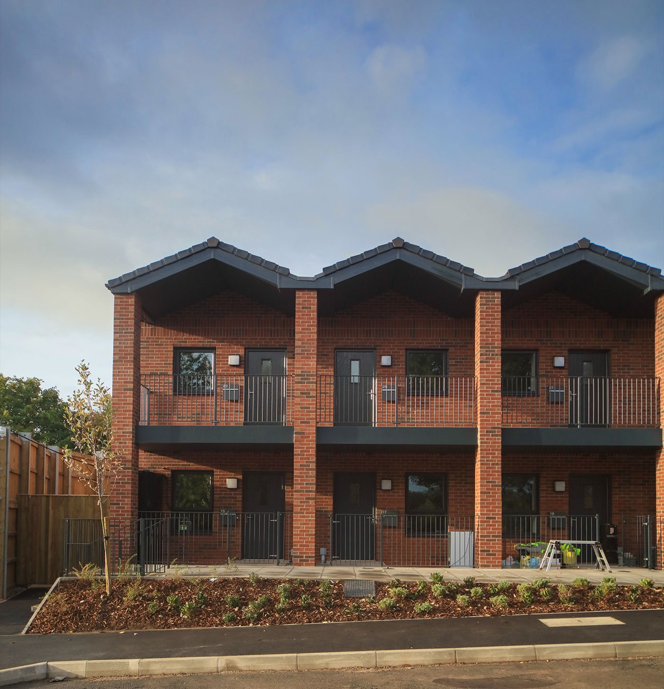 Tootal Grove, Salford: completed housing project by PLP Construction