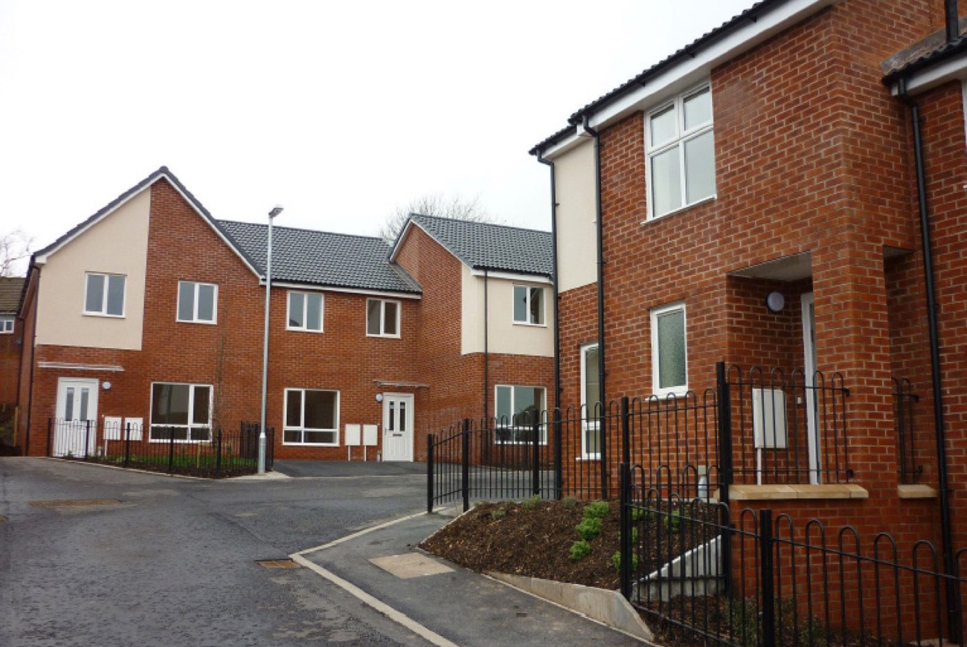 Troy Court, Blackburn: completed housing project by PLP Construction