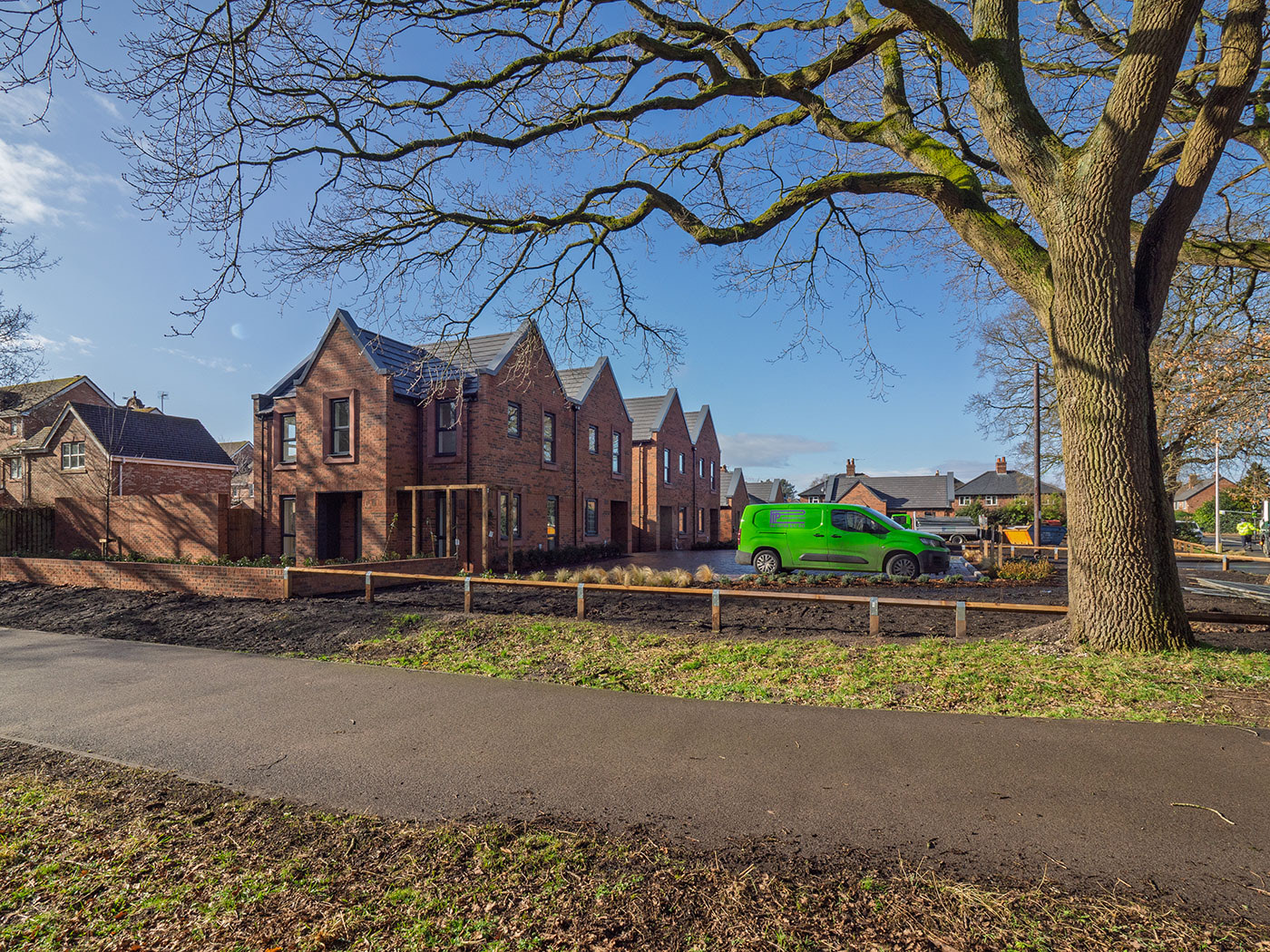 Warren Close, Knutsford: completed housing project by PLP Construction, photo 5