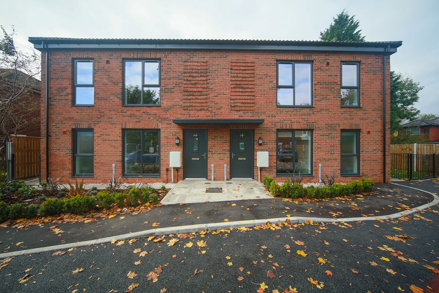 Larch Road, Eccles: completed housing project by PLP Construction