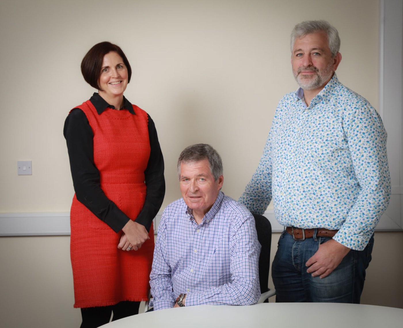 Joanne James, Phil Bradley and Laurie Bradley, directors of PLP Construction